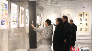 邢台市南和区举办“大手拉小手”书画作品展