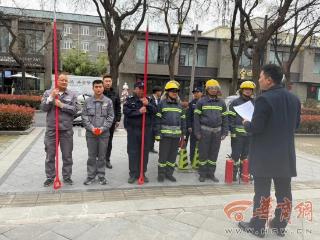 108坊故事|筑牢社区安全防线兴隆社区举行电动车火情应急演练