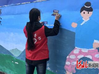 石家庄市桥西区南简良西街社区：校社联手共护“文明墙”