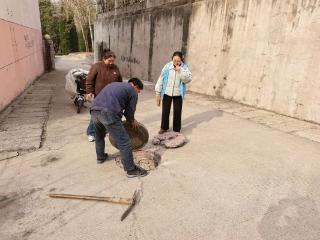 济南市莱芜区凤城街道御园社区：消除脚下隐患 守护居民安全