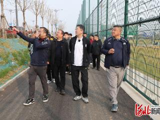 “海选未来”公益行石家庄赞皇站 不谈美加墨世界杯 很认真的孙继海专注青训