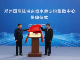 郑州国际陆港木薯粉集散中心揭牌 枢纽优势持续释放