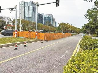 环岛东路与横三路交叉口交通改善工程动工 请多加留意