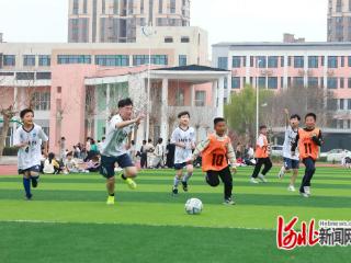 威县春季小学生足球联赛开赛