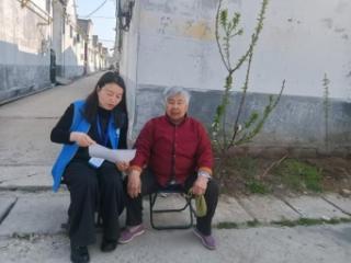 济宁市任城区南张街道仙庄网格组开展“春季防火，平安护航”宣传活动