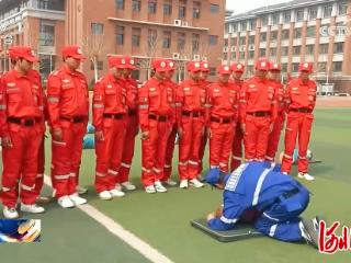 石家庄交通运输学校师生急救技能亮相央视