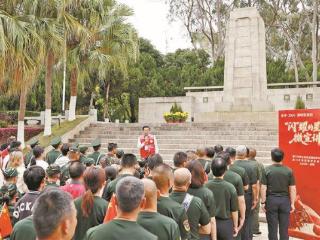 【网络中国节·清明】厦门烈士陵园内开展微宣讲活动 烈属深情讲述先烈事迹
