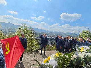 东风发电厂开展清明节祭扫活动