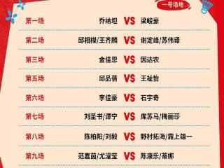 石宇奇、李诗沣等将出战 2026羽毛球亚锦赛今日赛程公布