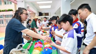 圈粉澳门学子！传统节日文化推介交流活动走进澳门培华中学