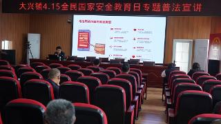 临沭县大兴镇组织开展4·15全民国家安全教育日普法宣讲活动