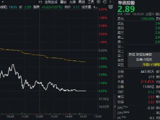 “六进七”演砸了！华远控股，午后“天地板”