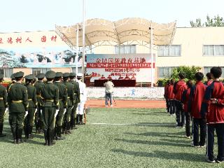 济南市创新科技职业中等专业学校第十五届春季田径运动会热血开幕