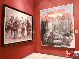 “笔墨丹青 锦绣燕赵”书画名家邀请展启幕