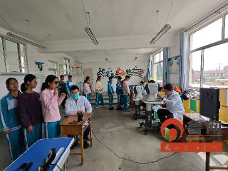 烟台蓬莱：大柳行卫生院开展中小学生眼健康筛查活动