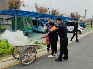 济宁市任城区安居街道滨河社区开展物业消防安全专题培训活动