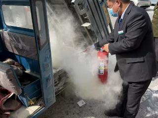 农行德州市平原县支行员工成功扑救电动三轮车自燃火情