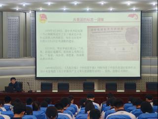 淄博市博山区实验中学：牢记团的标志 唱响青春之歌