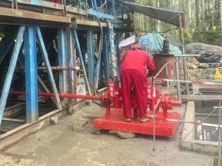 山东省地矿局第七地质大队开展井控防喷综合应急演练