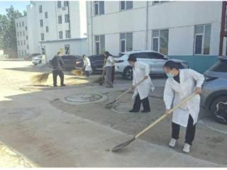 滨城区三河湖镇卫生院开展环境卫生大扫除活动