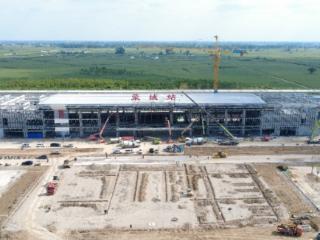 淮阜高铁建设即将全面收官 计划10月全线通车