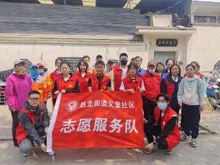 石家庄市长安区义堂社区开展小巷环境整治行动