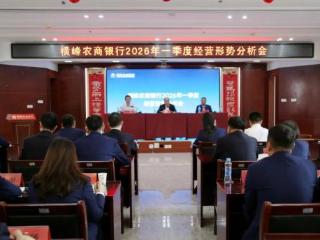 横峰农商银行召开2026年一季度经营形势分析会