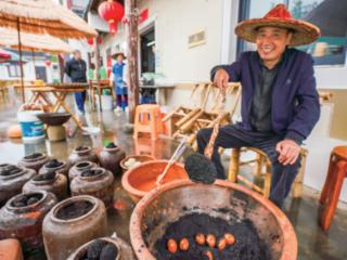 塘栖蚕杷蛋火出圈