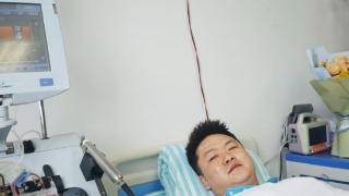 为救患儿歇业的烧烤摊主完成捐献踏上返程：欢迎大家来宿州，到时我请大家吃烧烤