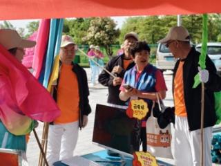 移动伴行 乐享徂汶——山东移动泰安泰山分公司党支部助力第八届泰山徒步大会圆满举办