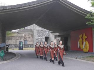 行走的吴越风韵，杭州古风“女侍卫”巡街出圈