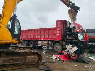 宜昌车管所查处一起货车打磨车架号、异地替检案件