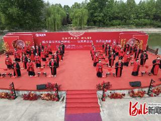 柏乡县举行汉式集体婚礼