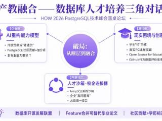 企业、高校与开源社区合力，重绘数据库人才成长地图