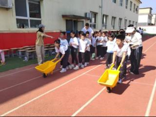 石家庄市鹿泉区铜冶镇羊角庄小学趣味运动会成功举办