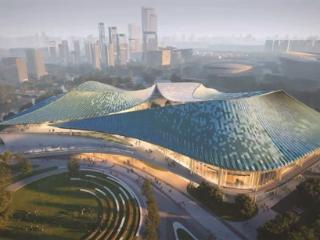 杭州未来国际演艺中心进入主体结构施工 “金手指”综合体项目预计2028年投用