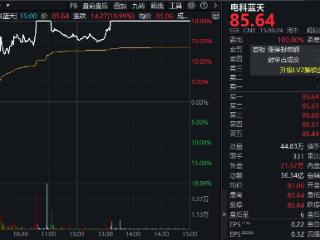 业绩反转叠加游资抢筹 ！电科蓝天，“20CM”涨停后创新高