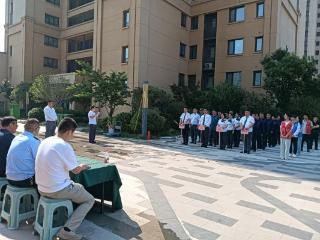 济宁市任城区南张街道悦来社区开展消防、防汛综合演练活动