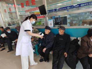 阳信县金阳街道社区卫生服务中心开展结核病健康知识宣传