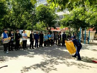 济宁市任城区阜桥街道海关路社区开展“防灾减灾·网格守护”活动