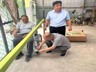 济宁市嘉祥县仲山镇开展“辅具适配进家门”活动