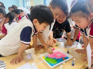 淄博市淄川区柳泉幼儿园：童心绘彩 水上生花