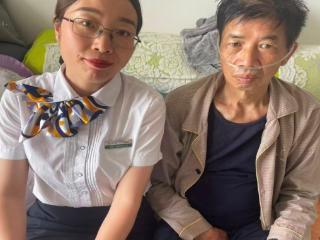 温情上门暖人心·国寿服务显担当——中国人寿盘州支公司为重疾客户提供上门服务