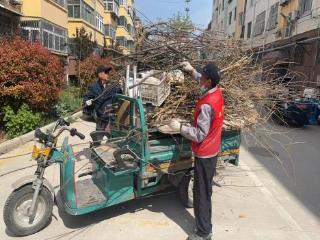 “扮靓街巷焕新颜 宜居家园暖人心 ”——济宁市任城区阜桥街道红星新村社区开展环境整治活动