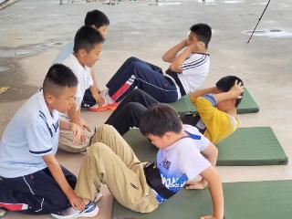 莒南县第三小学开展第三轮学生体质健康抽测工作