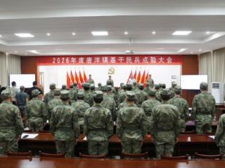 点验砺精兵 整装再出发——盐城东台唐洋镇召开2026年基干民兵点验大会