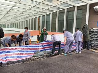 济宁市任城区李营街道任旺社区开展“以练筑防 备战汛期”防汛应急演练