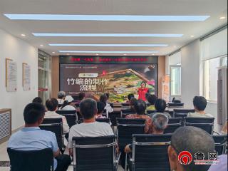 德州市陵城区前孙镇“竹韵匠心 编织美好”非遗竹编工艺培训活动