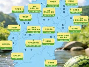 江西夏日水果采摘地图来了