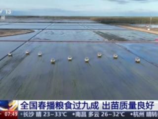 视频丨全国春播粮食过九成 出苗质量良好